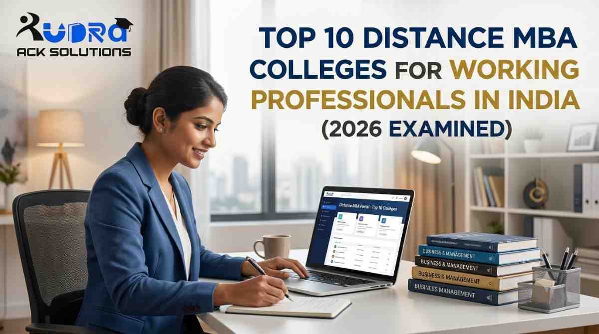 Top 10 Distance MBA Colleges for Working Professionals in India (2026 Examined)