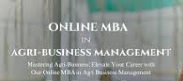 Online MBA in Agri Business Management